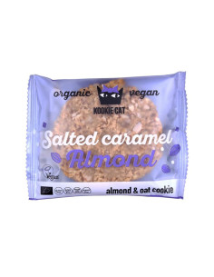 Galleta almendras con caramelo salado Bio 12x50g Kookie Cat